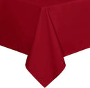sancua Square Tablecloth - 70 x 70 Inch - Water Resistant Spill Proof Washable Polyester Table Cloth, Decorative Fabric Table Cover for Dining Tables, Buffet Parties, Christmas Red by CozyNest Decor