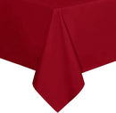 sancua Rectangle Tablecloth - 70 x 108 Inch - Stain and Wrinkle Resistant Washable Polyester Table Cloth, Decorative Fabric Table Cover for Dining Tables, Buffet Parties and Camping, Red by CozyNest Decor