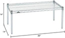 Omega Products Corporation 14" Deep x 36" Wide x 14" High Chrome Stationary Dunnage Rack by CozyNest Decor