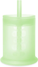 Olababy Silicone Training Cup with Straw Lid | Babies Water Drinking Cup | 6+ Mo Infant To 12-18 Months Toddler | Sippy Cup For Kids & Smoothie Cup | Baby Led Weaning (Kiwi, 5 oz) by TinyTreasures Baby Boutique