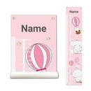 Sungwon Personalized Kids Canvas Growth Chart, Height Chart, Elephant by TinyTreasures Baby Boutique