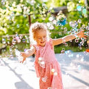 Bubble Machine for Kids, Automatic Electric Frozen Toys for Girls Princess Bubble Wand Maker Blower, Musical&Light Up Bubble Toys for Toddlers Outdoor, 3 4 5 6 7 8 Year Old Gifts by TinyTreasures Baby Boutique