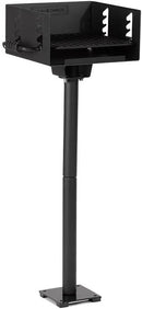 Titan Great Outdoors Park-Style Grill V2, 256 Sq. In Charcoal Grill with Base Anchor, Single Post Outdoor Cooking Backyard BBQ, Camp Grilling Barbecues by GreenHaven Gardens