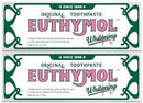 EUTHYMOL Whitening Toothpaste (3.7fl oz*2, Pack of 2) - Stain Removal in 2 Weeks, Long-Lasting Freshness for Sensitive Gum & Teeth. Bad Breath, Cavity Prevention. Recyclable Aluminum Tube by CozyNest Decor