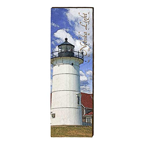 Nobska Lighthouse Home Decor Art Print on Real Wood