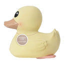 HEVEA Kawan Mini Rubber Duck - 100% Natural Rubber Baby Bath Toy - Eco Friendly, Perfect for Playing, Teething, and Bathing - Mold Free Bath Toys - Eggnog by TinyTreasures Baby Boutique