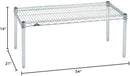 Omega Products Corporation 21" Deep x 54" Wide x 14" High Chrome Stationary Dunnage Rack by CozyNest Decor