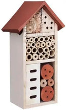 Lulu Home Wooden Insect House, Hanging Insect Hotel for Bee, Butterfly, Ladybirds, Beneficial Insect Habitat, Bug Hotel Garden, 10.4 X 3.4 X 5.4 Inch by GreenHaven Gardens