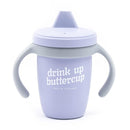 Bella Tunno Sippy Cup, Silicone Training Cup with Transition Handles for Infants, Toddlers & Kids, Babies 6-12 Months & Toddlers 1-3 Years, Boys & Girls, Drink Up Buttercup, 8 oz by TinyTreasures Baby Boutique