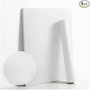 Dimoon 394''x23.6'' White Thicken Peel and Stick Wallpaper Contact Paper Modern Self Adhesive Wall Paper Removable Renter Friendly Textured Solid Color Shelf Vinyl Roll (394''x23.6'',White Thicken) by GreenHaven Gardens