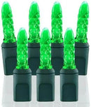 Pro Christmas M5 LED Holiday Lights - 70 Bulbs, 23.3ft - Professional Grade Indoor Outdoor Diamond Cut Sparkle Light Strings for Home Decorations and Christmas Trees - Green by GreenHaven Gardens