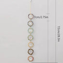 Crystal Sun Catcher Window Hanging 7 Chakra Spheres Gemstone Decor Hanging Ornament Natural Gem Wall Hangings Healing Crystal Decor Handmade Home Window Car Decoration Gift for Mom by GreenHaven Gardens