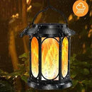 Solar Outdoor Lantern - Flickering Flame, Waterproof LED, Perfect for Patio, Garden, Christmas Decorations, 1pc by GreenHaven Gardens