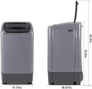Comfee Portable Washing Machine, 0.9 cu.ft Compact Washer With LED Display, 5 Wash Cycles, 2 Built-in Rollers, Space Saving Full-Automatic Washer by CozyNest Decor