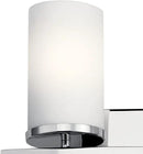 Kichler Crosby 15" 2 Light Vanity Light Satin Etched Cased Opal Olde Bronze® by CozyNest Decor