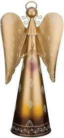 Regal Art & Gift Angel Statue - Metal Indoor/Outdoor Garden Statue Deals, Elegant Garden Decor, Beautiful Gifts for Women, Exquisite Angel Statues for Garden, 23-Inch, Gold by CozyNest Decor