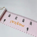 Kids Growth Chart, Wood Frame Fabric Canvas Height Measurement Ruler from Baby to Adult for Child's Room Decoration 7.9 x 79in (7.9 x 79in, Pink - Cloud) by TinyTreasures Baby Boutique