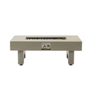 Alora 42" 50K BTU Iron Liquid Propane Fire Pit Table With Glass Stones (SAK63845)