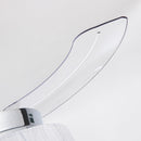 42" Modern Chrome Downrod Mount Crystal Ceiling Fan with Lighting and Remote Control