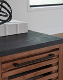 Kallari - Chair Side End Table - Warm Brown / Black by Unique Piece Furniture