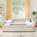 Upholstered Daybed With USB Charging & Pull Out Bed by HouseOfZazla