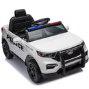 Licensed Ford Police 12V Ride-On Truck with Parental Remote Control by HouseOfZazla