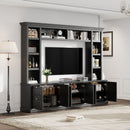 All-In-One TV Stand With Bookcase For TVs Up To 70" by HouseOfZazla