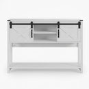 Farmhouse Entryway Table With Sliding Barn Door by HouseOfZazla