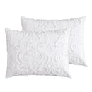 Rhapsody 6 Pc Cotton Clip Jacquard Bedding Ensemble