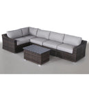 Stylish Sofa Seating Group With Cushions Perfect For Outdoor Gatherings by HouseOfZazla