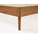 Okioki Mid-Century Wood Bed by HouseOfZazla