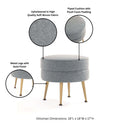 Bailey - Upholstered Accent Ottoman by HouseOfZazla