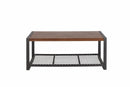 Console Coffee Table With Reclaimed Wood Finish, For Living Room - Natural by Unique Piece Furniture