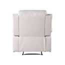 Eilbra - Synthetic Leather Power Motion Recliner - Beige by HouseOfZazla