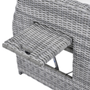 Outdoor Furniture Set Patio Rattan with Recliners and Tables