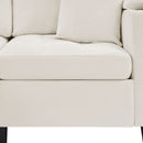 U Shaped Sectional Sofa, Corner Living Room Couch With Built In Cup Holders, Storage, USB Ports by HouseOfZazla
