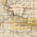 Vintage Map of South Dakota 1901