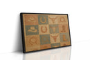 Western Icons Patchwork Quilt Print