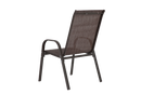 6 Piece Patio Chairs with High Backrest and Armrest - Brown by HouseOfZazla