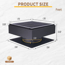12" Solar Roof Vent Fan, 40W Dual Power Attic Exhaust Fan with Remote & Auto Start by HouseOfZazla