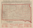 Vintage Map of South Dakota 1906