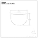 Johnsen - Handcrafted Metal Coffee Table by HouseOfZazla
