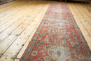 2x13.5 Antique Heriz Rug Runner
