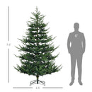 HOMCOM 7.5 Foot Artificial Christmas Tree