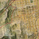 Vintage Map of San Francisco, California 1915