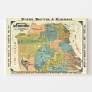 Vintage Map of San Francisco, California 1890