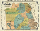Vintage Map of San Francisco, California 1890