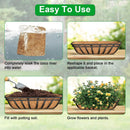 Coconut Fiber Liners for Planters Window Boxes by LJGDeals