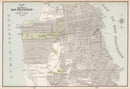 Vintage Map of San Francisco, California 1901