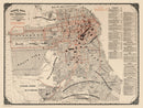 Vintage Map of San Francisco, California 1897